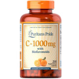 Puritan's Pride 普麗普萊 維生素C-1000mg 長效釋放配方 (含生物異黃酮） 200粒