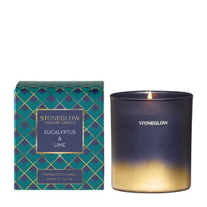 英國 STONEGLOW 天然香氛蠟燭 Eucalyptus and Lime 桉樹與柑橘