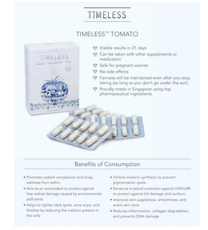 新加坡 Timeless Tomato 時光蕃茄美白丸 30日
