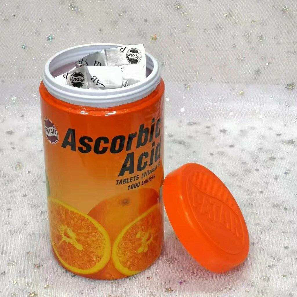 泰國 ASCORBIC ACID 維生素C 咀嚼片 (香橙味) 1000粒