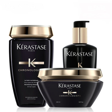 Kerastase 卡詩 新品禮盒黑鑽套裝（魚子醬洗發水+發膜+精油）