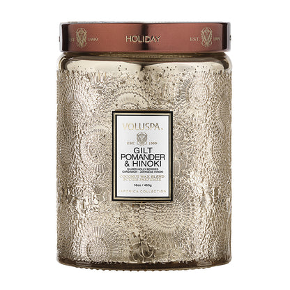 Voluspa | Gilt Pomander & Hinoki 黃金香囊&檜木 16oz
