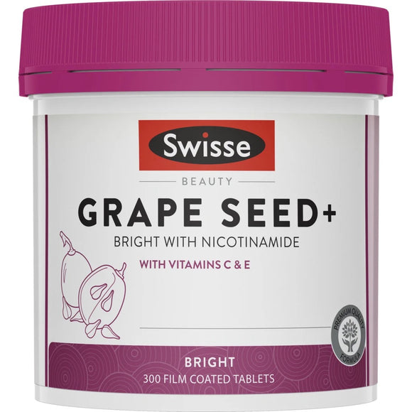 澳洲 Swisse Ultiboost  升級版 高含量葡萄籽精華+烟酰胺 300片膠囊
