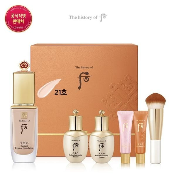 THE HISTORY OF WHOO 后 天氣丹 華炫光澤精華粉底液 限量套裝