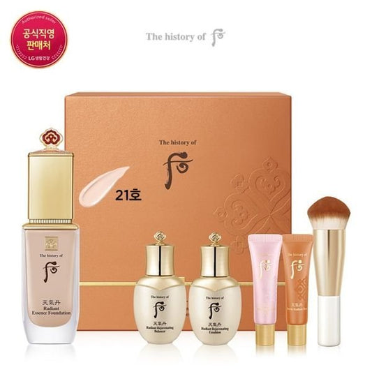 THE HISTORY OF WHOO 后 天氣丹 華炫光澤精華粉底液 限量套裝