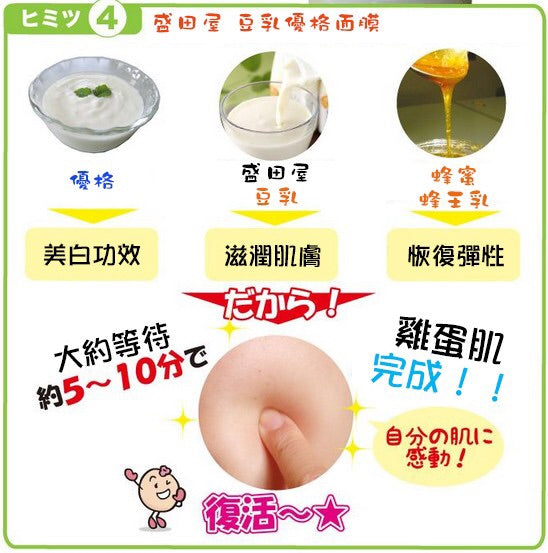 日本 豆腐盛田屋 玉之輿豆乳優格面膜 150G 超人氣豆乳面膜！️
