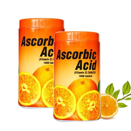 泰國 ASCORBIC ACID 維生素C 咀嚼片 (香橙味) 1000粒