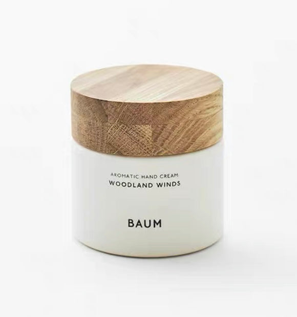 日本 資生堂 BAUM 天然有機香氛護手霜 WOODLAND WINDS 厚木頭味 150g