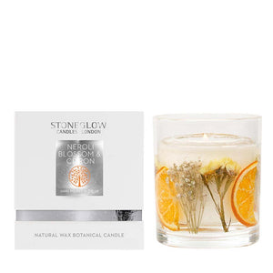 英國 STONEGLOW 天然香氛蠟燭 Neroli Blossom & Citron 橙花與柑橘