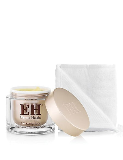 英國 Emma Hardie Moringa Cleansing Balm 皇牌辣木籽卸妝膏 連潔面巾 100ml
