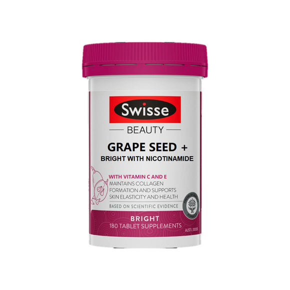 澳洲 Swisse Ultiboost  升級版 高含量葡萄籽精華+烟酰胺180片膠囊