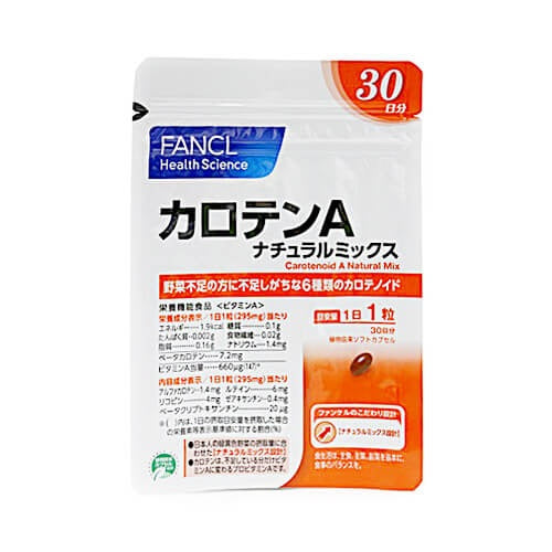 日本 FANCL Natural Mix 胡蘿蔔素A 約30天份 30粒