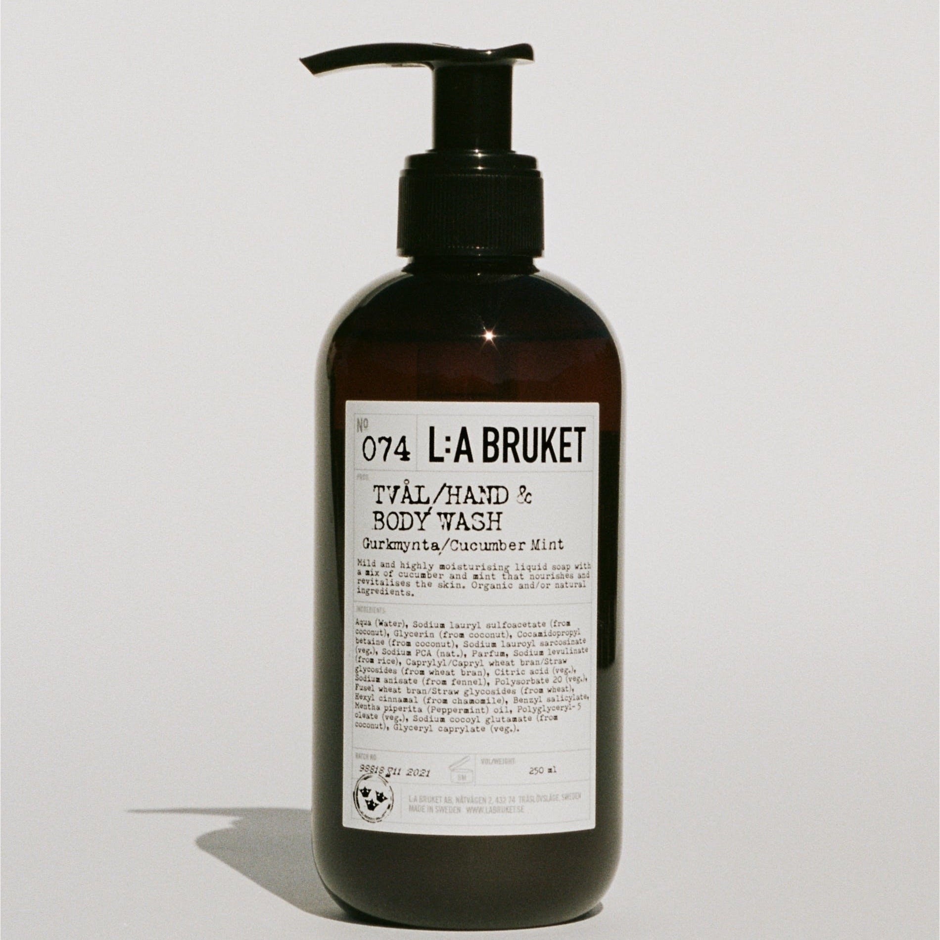 L:A BRUKET N°074黄瓜/薄荷沐浴液 450ML - La Fée Beauty