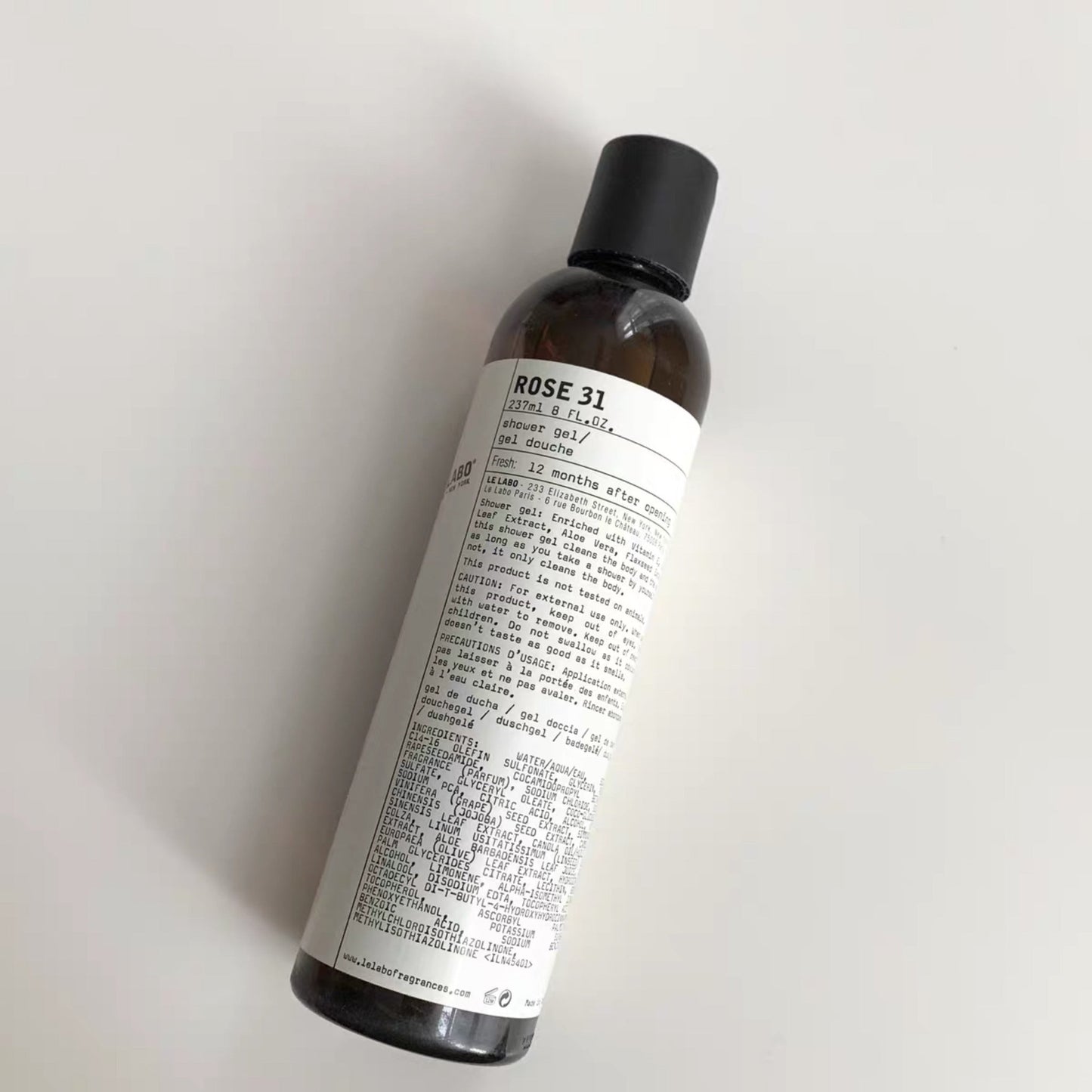 LE LABO 沐浴膠 - 玫瑰31 237ml - La Fée Beauty