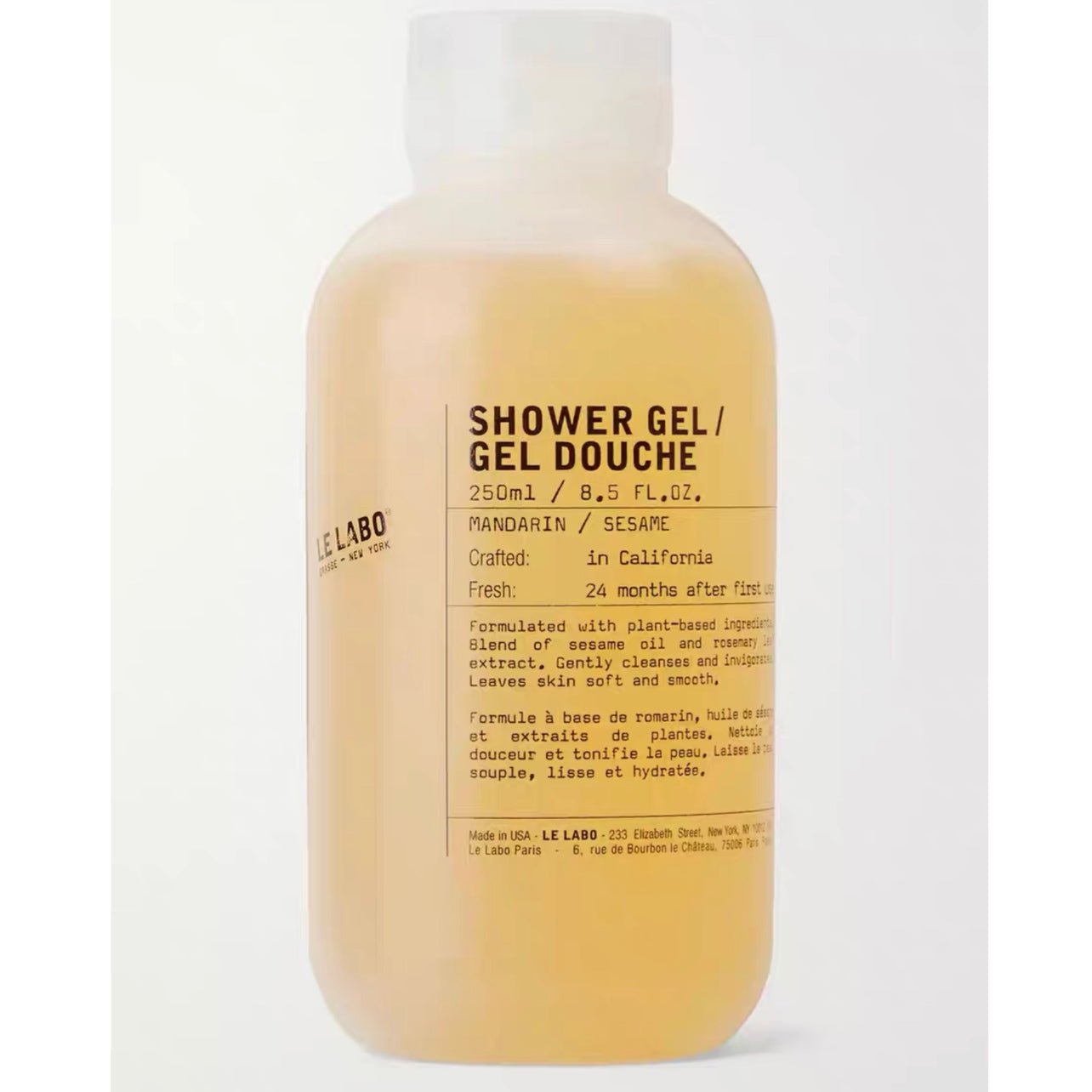 LE LABO Mandarin Shower Gel 柑橘沐浴露 250ml - La Fée Beauty