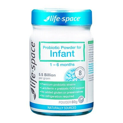 澳洲 Life-Space 新生兒益生菌粉 （1-6個月）60g - La Fée Beauty
