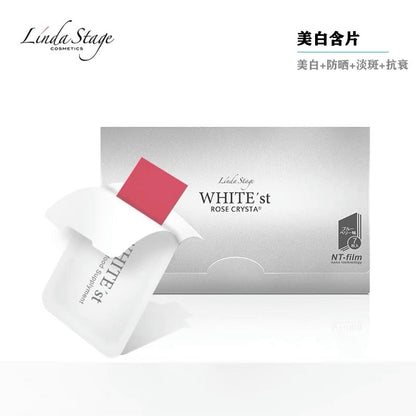 日本 Linda Stage 美白防曬片 防曬8小時 30片 - La Fée Beauty