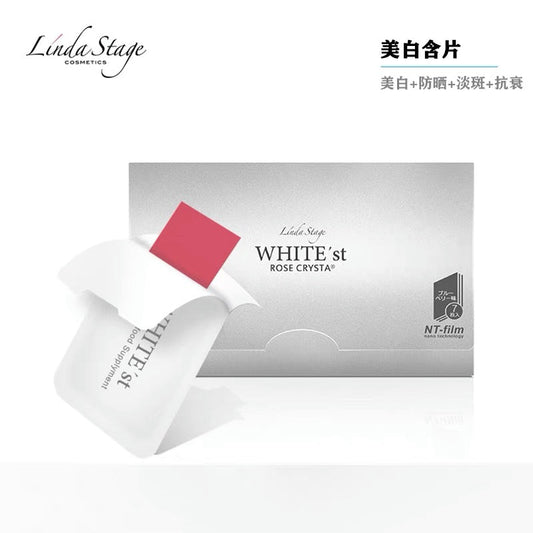 日本 Linda Stage 美白防曬片 防曬8小時 30片 - La Fée Beauty