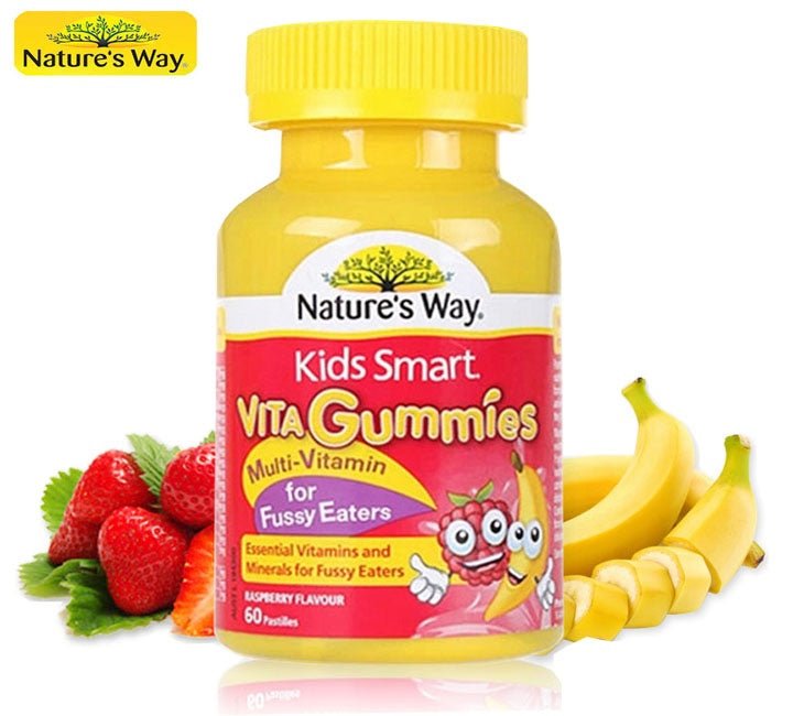 Nature's Way Kids Smart 佳思敏 復合維生素兒童軟糖 60粒（改善偏食挑食） - La Fée Beauty
