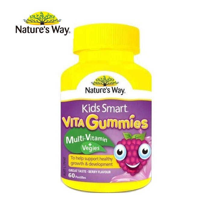 Nature's Way Kids Smart 佳思敏 復合維生素 兒童軟糖 60粒 - La Fée Beauty