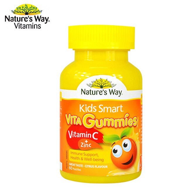 Nature's Way Kids Smart 佳思敏 兒童維他命C含鋅軟糖 60粒 - La Fée Beauty