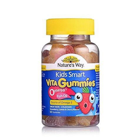 Nature's Way Kids Smart 佳思敏 兒童omega3 魚油軟糖 60粒 - La Fée Beauty