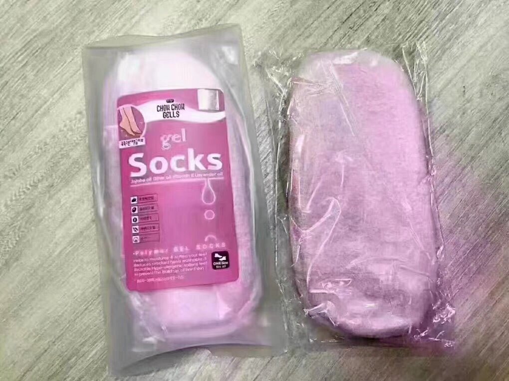 韓國 Olive Young Gel Gloves/Socks 精油 滋潤純棉嫩膚 手膜/腳膜 - La Fée Beauty