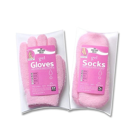 韓國 Olive Young Gel Gloves/Socks 精油 滋潤純棉嫩膚 手膜/腳膜 - La Fée Beauty