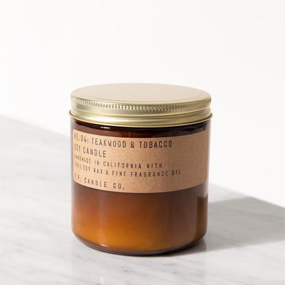 美國 P.F. CANDLE CO. NO.04 柚木&菸草 手工香氛蠟燭 - La Fée Beauty