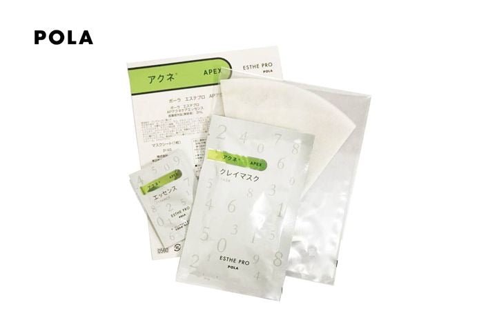 日本 POLA 寶麗 黑ba APEX抗糖化敏感面膜 石膏膜 軟膜美容院線專用 綠色祛痘（1套/1次） - La Fée Beauty