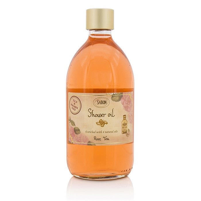 Sabon Rose Tea Shower Oil 玫瑰花茶沐浴油 500ml - La Fée Beauty