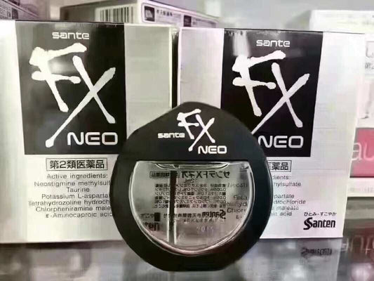 日本SANTEN 參天FX 去紅血絲護眼滴眼液眼藥水 12ml 銀色裝 - La Fée Beauty
