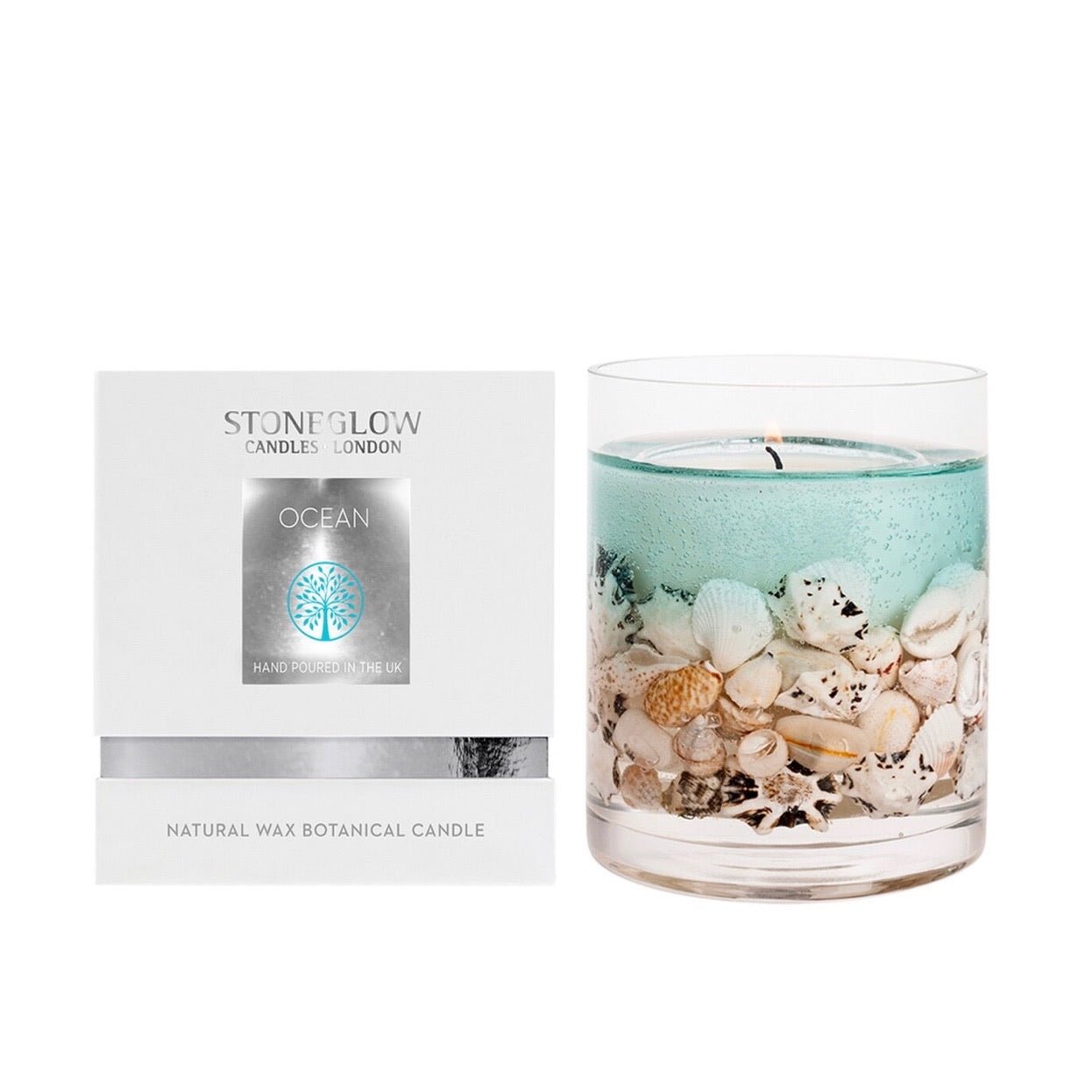 英國 STONEGLOW 天然香氛蠟燭 Ocean Natural 海風 140g - La Fée Beauty