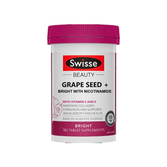 澳洲 Swisse Ultiboost 升級版 高含量葡萄籽精華+烟酰胺180片膠囊 - La Fée Beauty