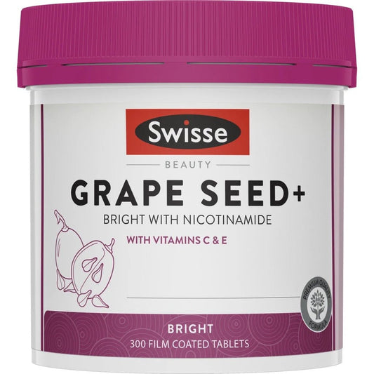 澳洲 Swisse Ultiboost 升級版 高含量葡萄籽精華+烟酰胺 300片膠囊 - La Fée Beauty