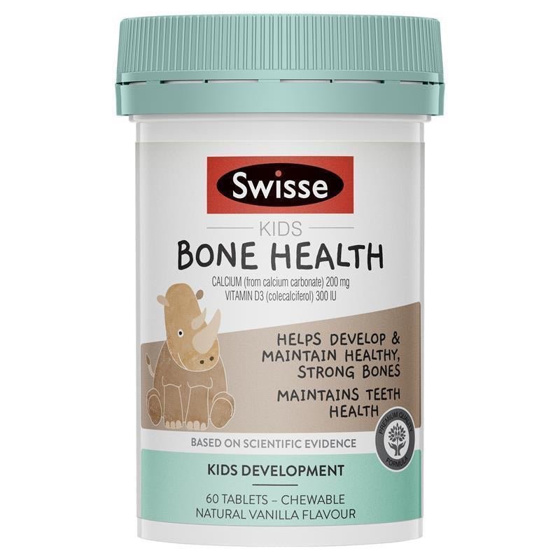 澳洲 Swisse Ultiboost 兒童健骨 咀嚼片 60 粒 - La Fée Beauty