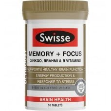 Swisse Ultiboost Memory + Focus 記憶力 + 專注力片 50粒 - La Fée Beauty