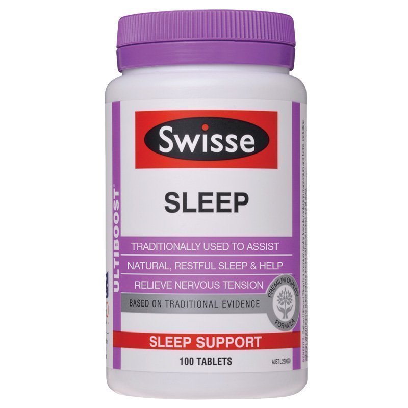 澳洲 Swisse Ultiboost Sleep 草本睡眠片 100錠 - La Fée Beauty