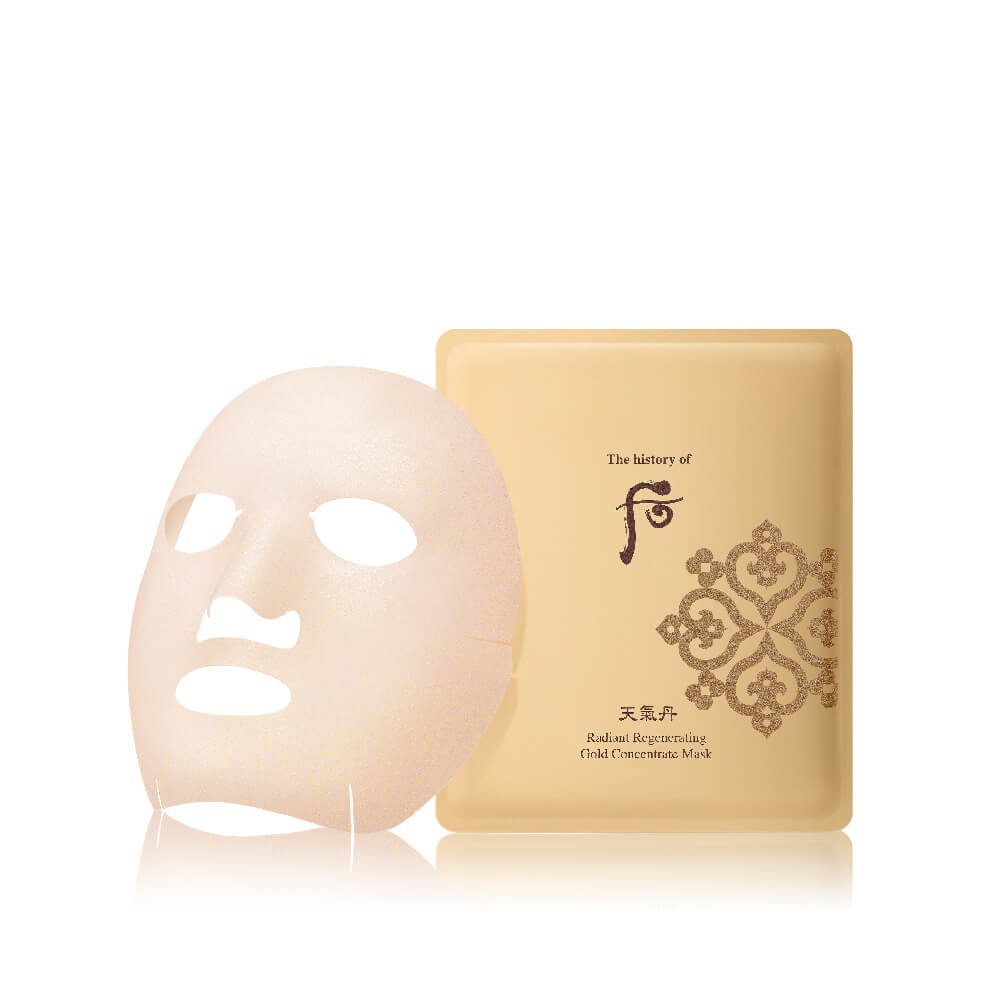 THE HISTORY OF WHOO 后天氣丹 華炫黃金精華面膜 6片 - La Fée Beauty