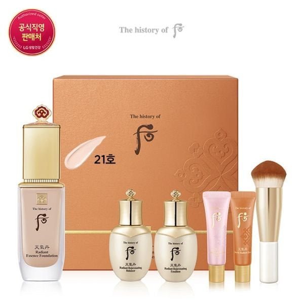 THE HISTORY OF WHOO 后 天氣丹 華炫光澤精華粉底液 限量套裝 - La Fée Beauty
