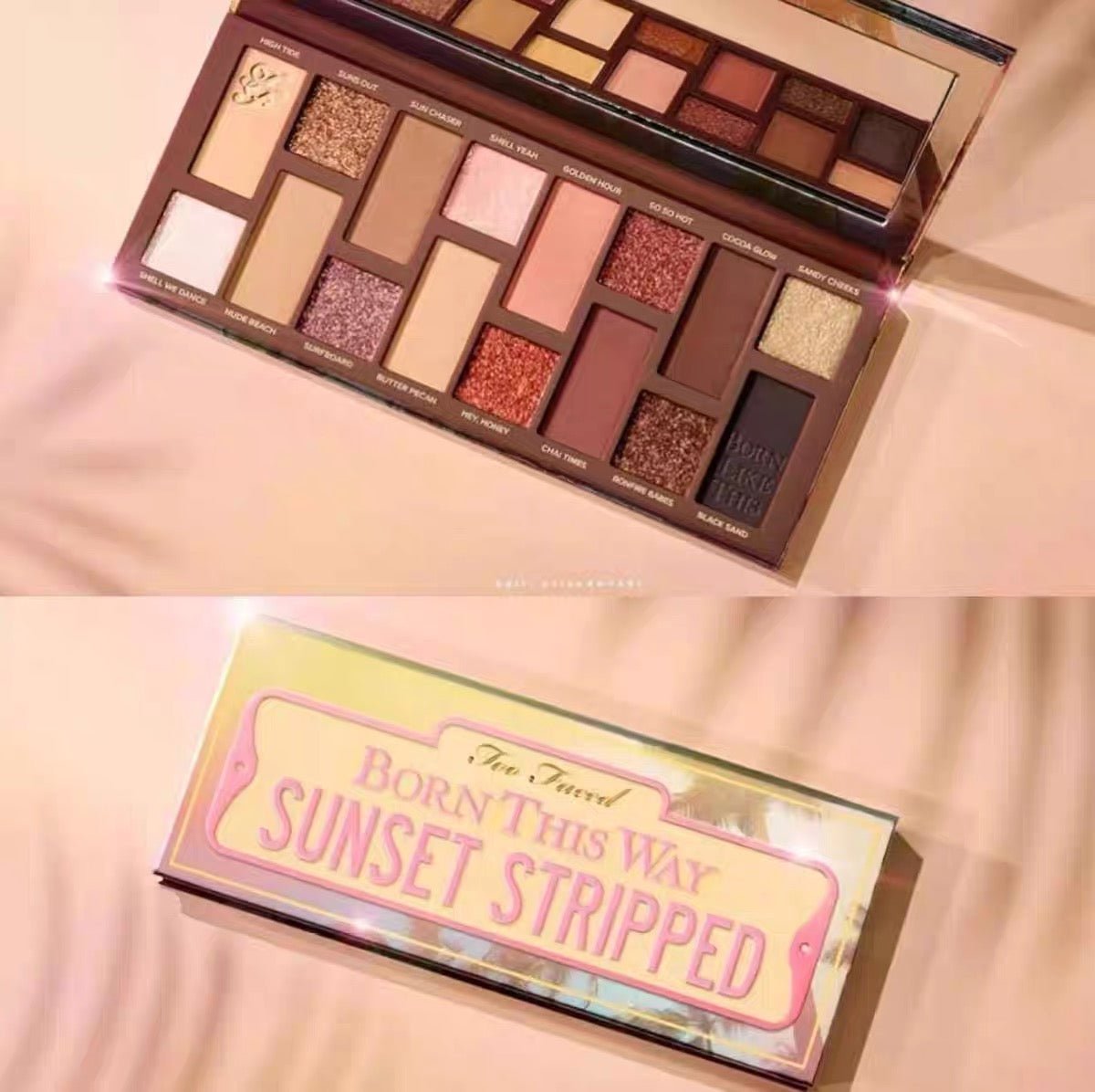 Too Faced Born This Way系列二代十六色眼影盤Sunset Stripped - La Fée Beauty