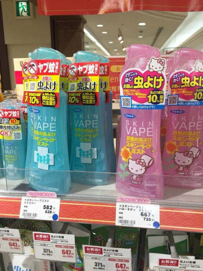 日本 VAPE 未來防蚊噴霧 200ML 綠色柑橘味/粉色蜜桃味 - La Fée Beauty